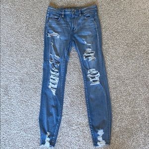American Eagle Ripped Jeggings